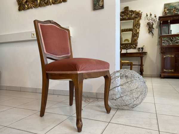 hübscher Barockstil Sessel Stuhl Buchenholz E1576
