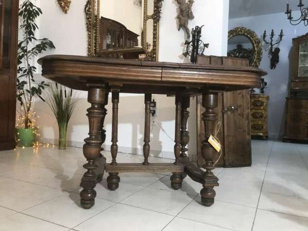 antiker Gründerzeit Tisch Esstisch Speisezimmertisch Auszugtisch W3540