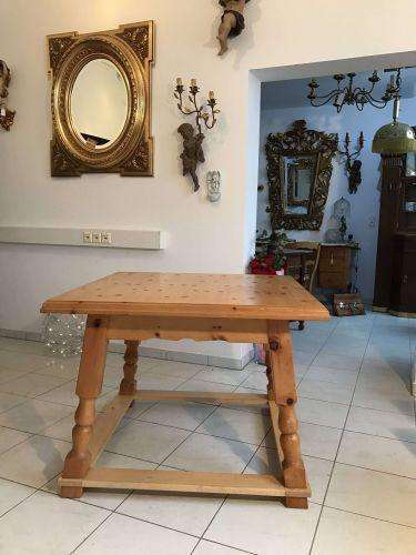 hübscher massiver Bauerntisch Tisch Zirbenholz Auszugtisch - W1416