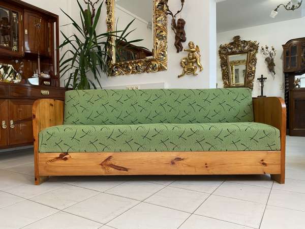 Massives Zirbenholz Sofa Couch EInzelbett Bettbank E2238