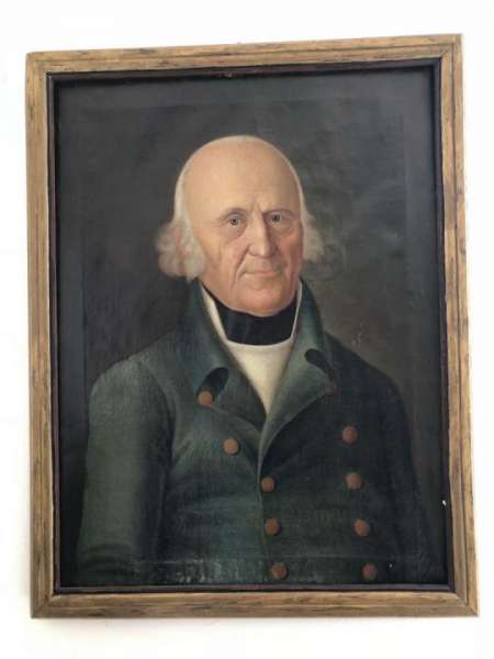 Frühes Biedermeier Ölgemälde Herrenporträt . sig. F. I. Müller Jahr1810 X1901