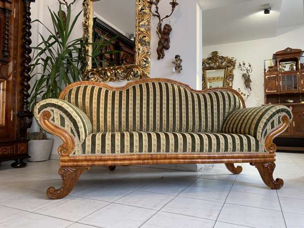 originales restauriertes Biedermeier Sofa Couch A2226