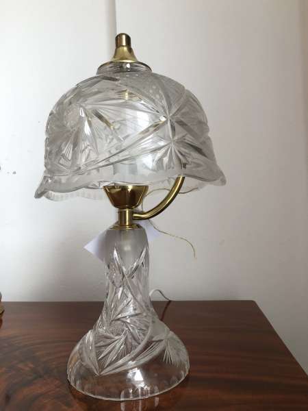 Jugendstil Kristallglas Stehlampe Tischlampe Z1520